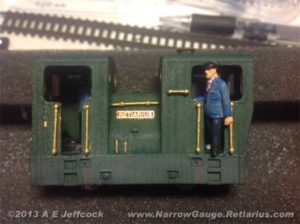 The finished 009 model Sentinel Tram Loco