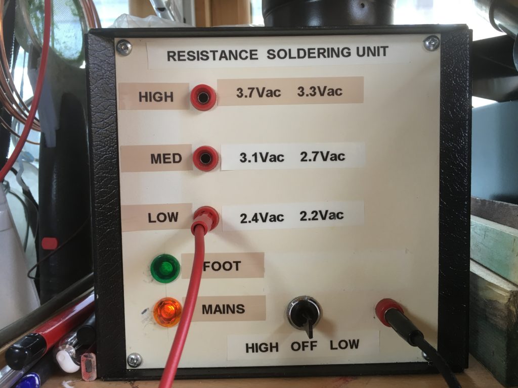 Modified resistanc soldering unit (RSU)